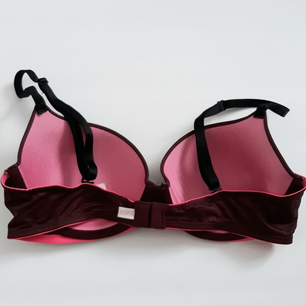 PINK VS Lined Demi Bra 34B - Picture 3 of 5